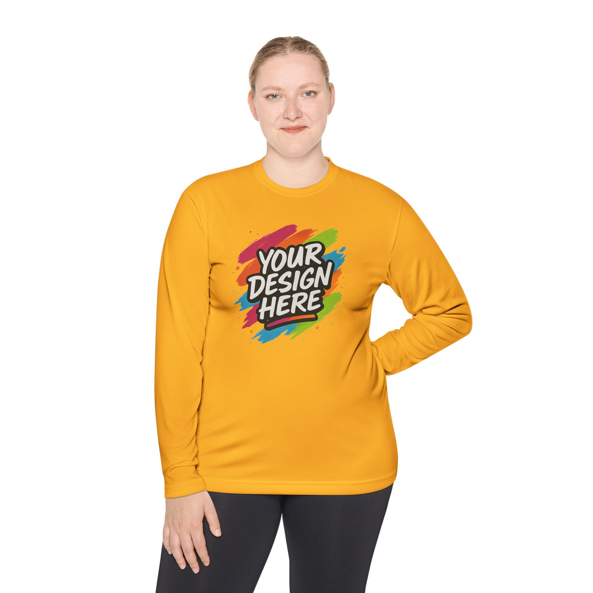 Custom Moisture-Wicking Long Sleeve Tee — view 38