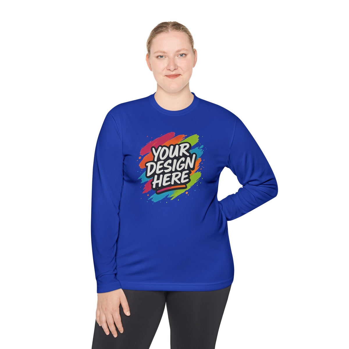 Custom Moisture-Wicking Long Sleeve Tee — view 53