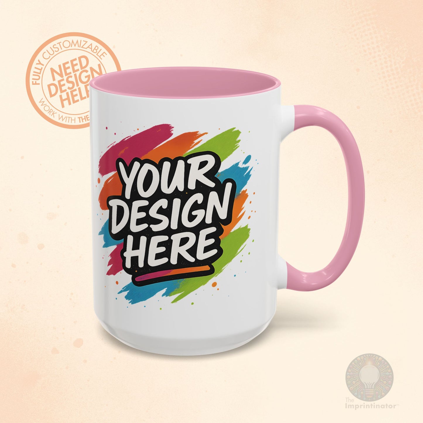 Custom Colorful Ceramic Mug – 11oz & 15oz