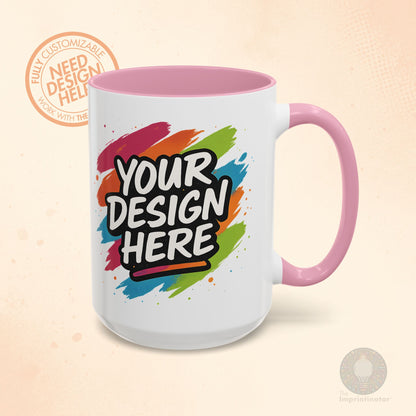 Custom Colorful Ceramic Mug – 11oz & 15oz