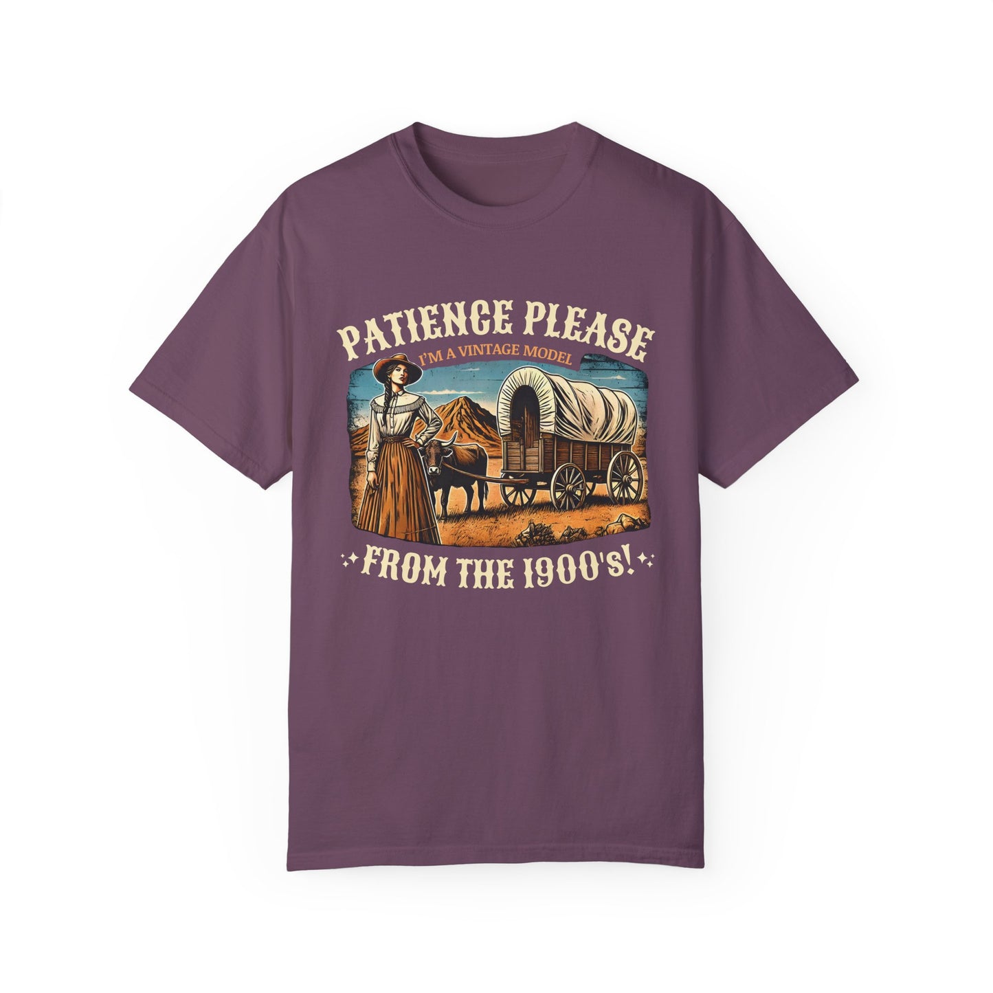 'Patience Please, I'm A Vintage Model From the 1900s' Cotton Tee