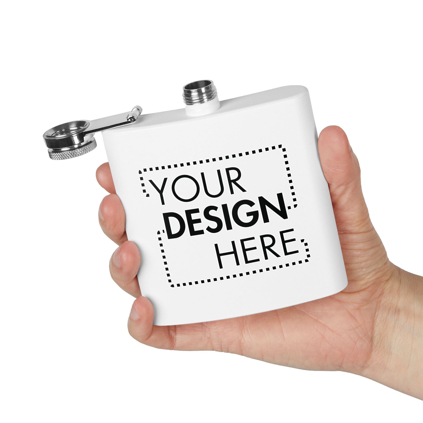 Custom Stainless Steel Flask (6 oz)