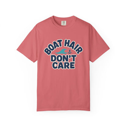 'Boat Hair Don't Care' Cotton T-Shirt — view 7