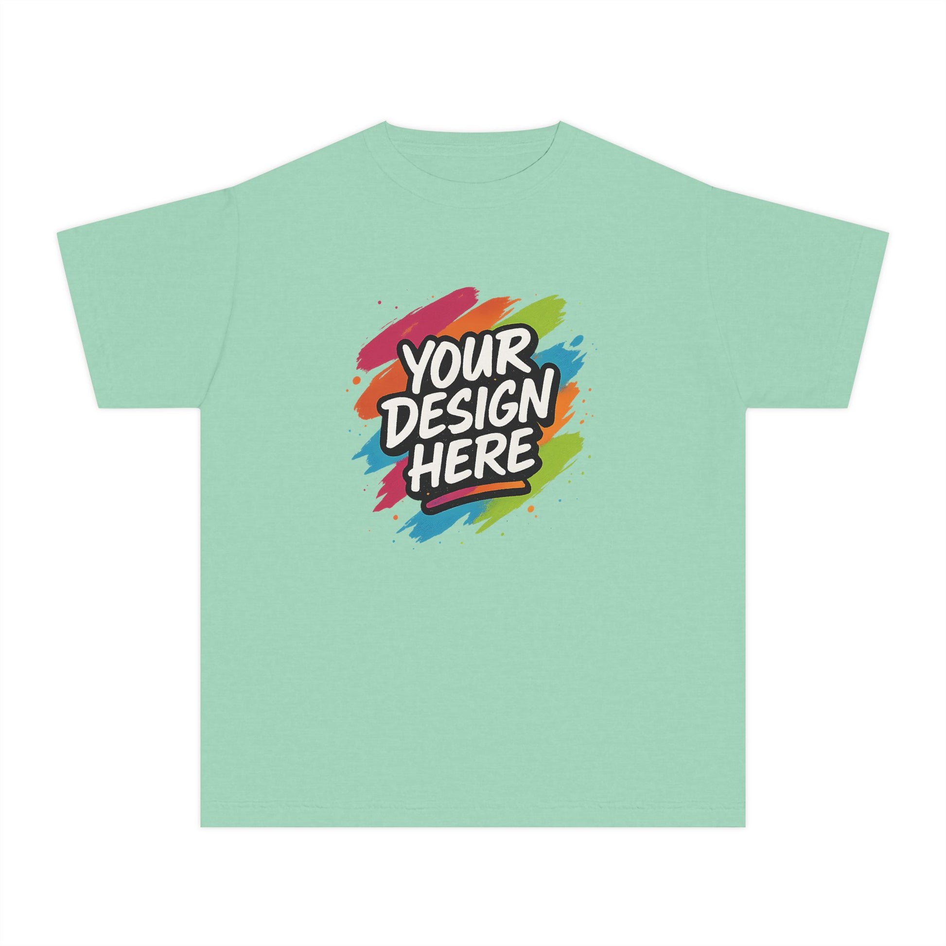 Custom Comfort Colors® Youth Cotton Tee — view 9