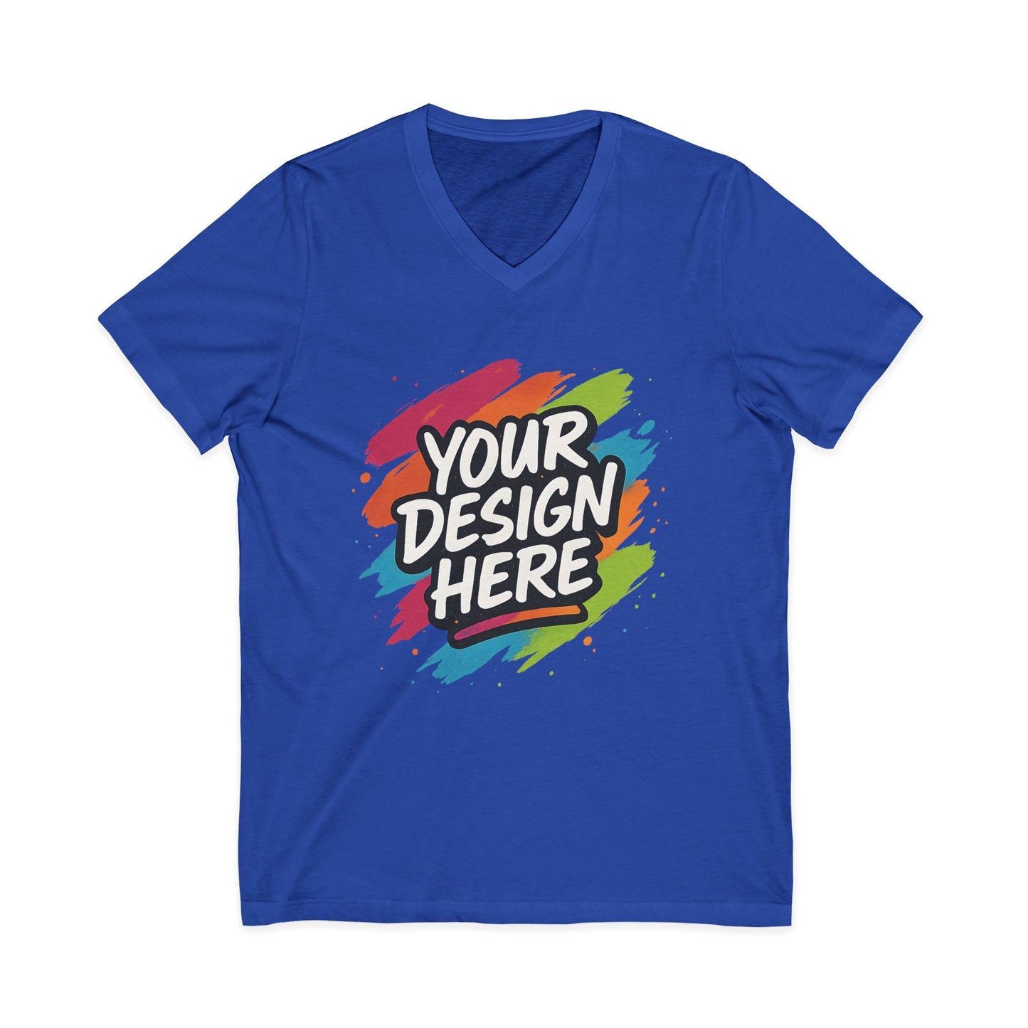 Custom V-Neck Tee
