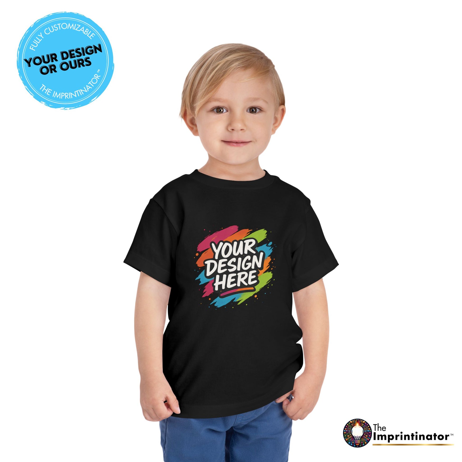 Custom Bella+Canvas® Toddler Cotton Tee — back view