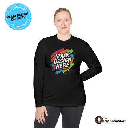 Custom Moisture-Wicking Long Sleeve Tee — view 4