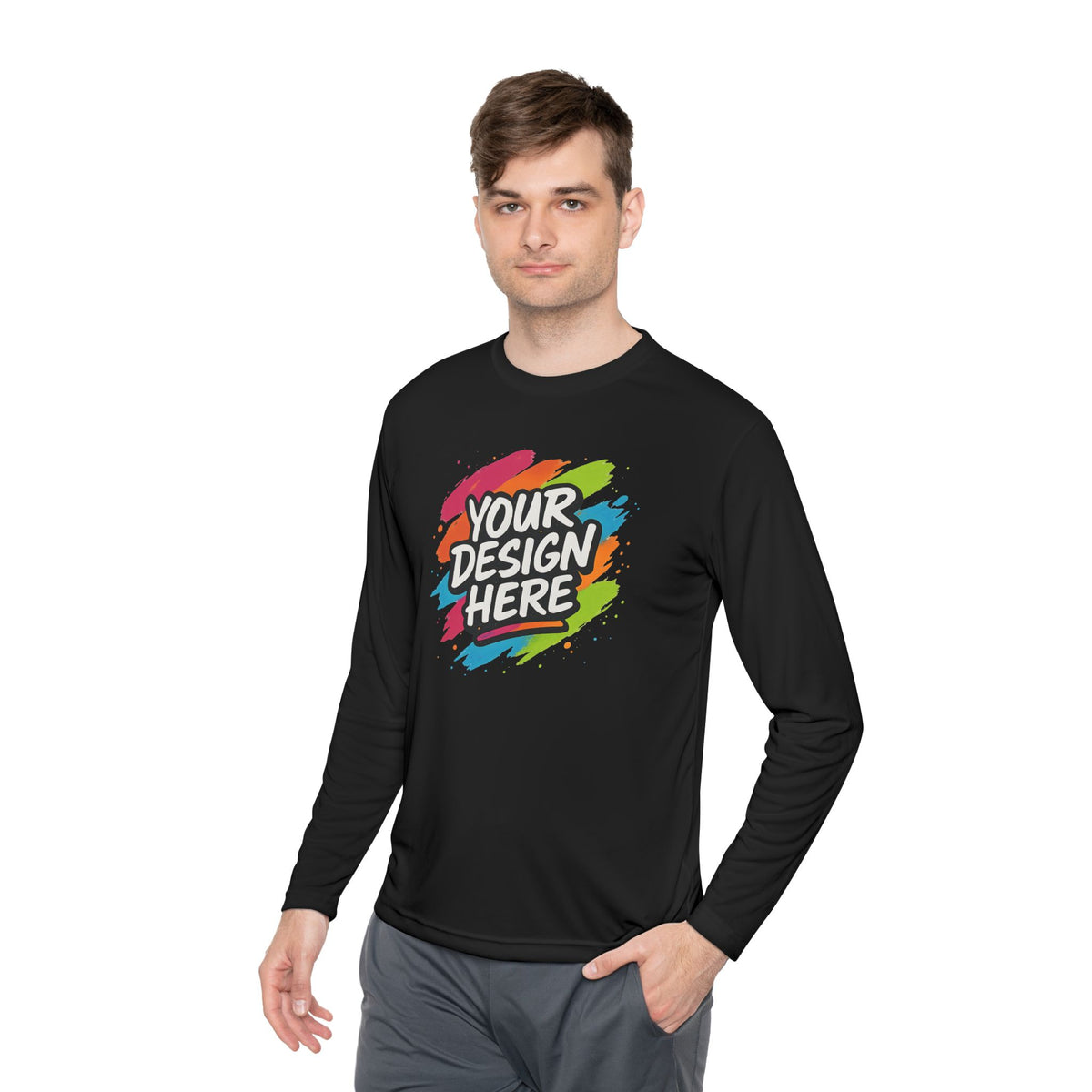 Custom Moisture-Wicking Long Sleeve Tee — view 31