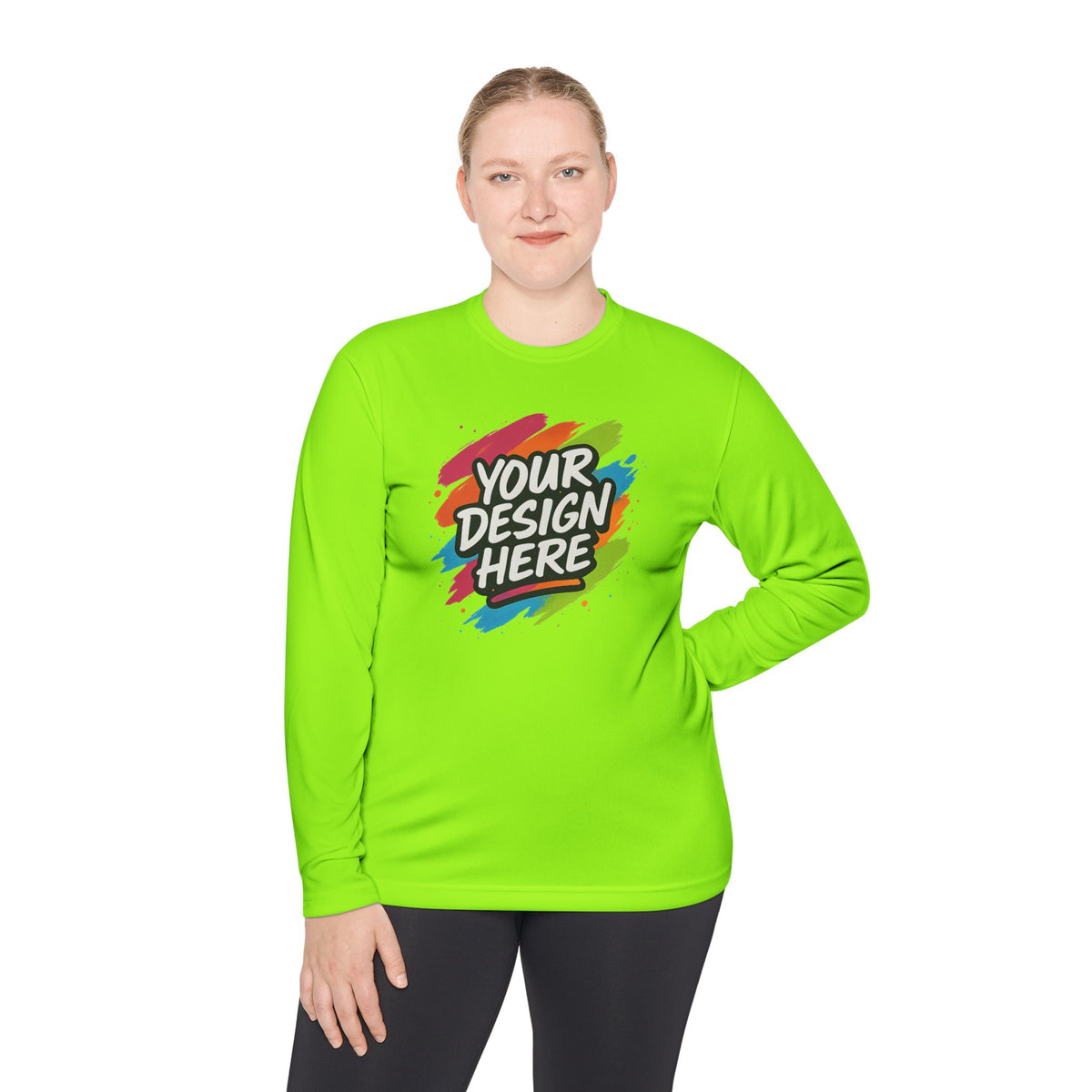 Custom Moisture-Wicking Long Sleeve Tee — view 50