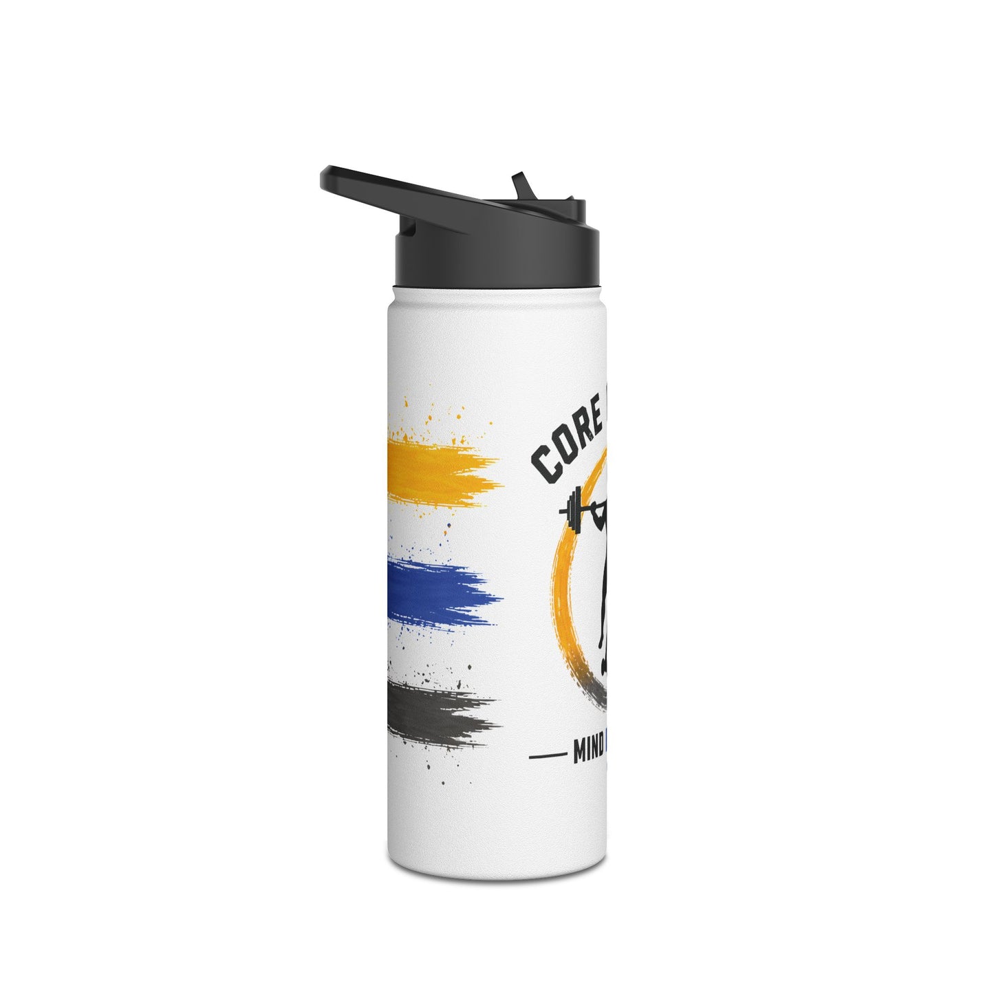 Core Fitness | Water Bottle with Handle & Flip-Up Lid