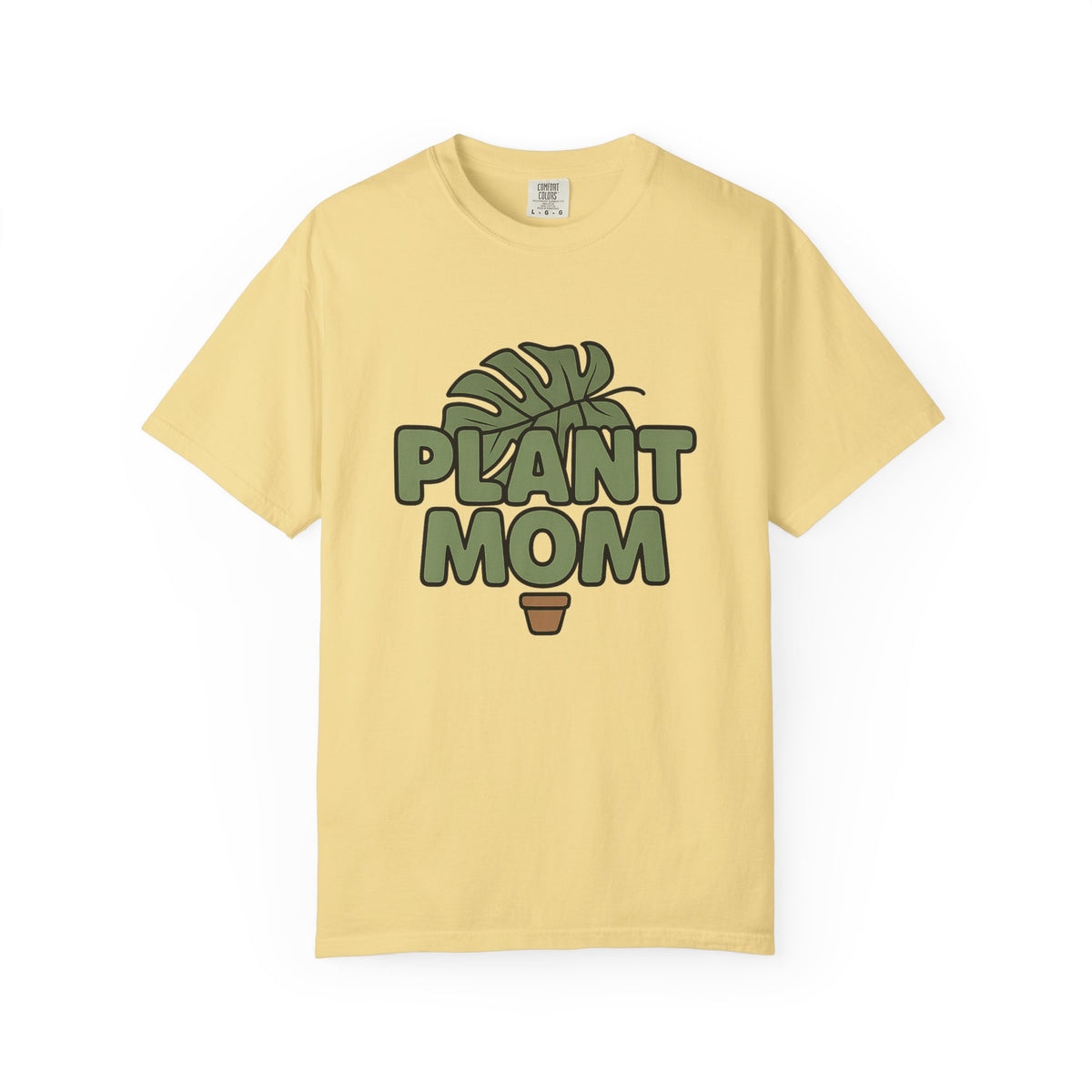 'Plant Mom' Cotton T-Shirt — view 5