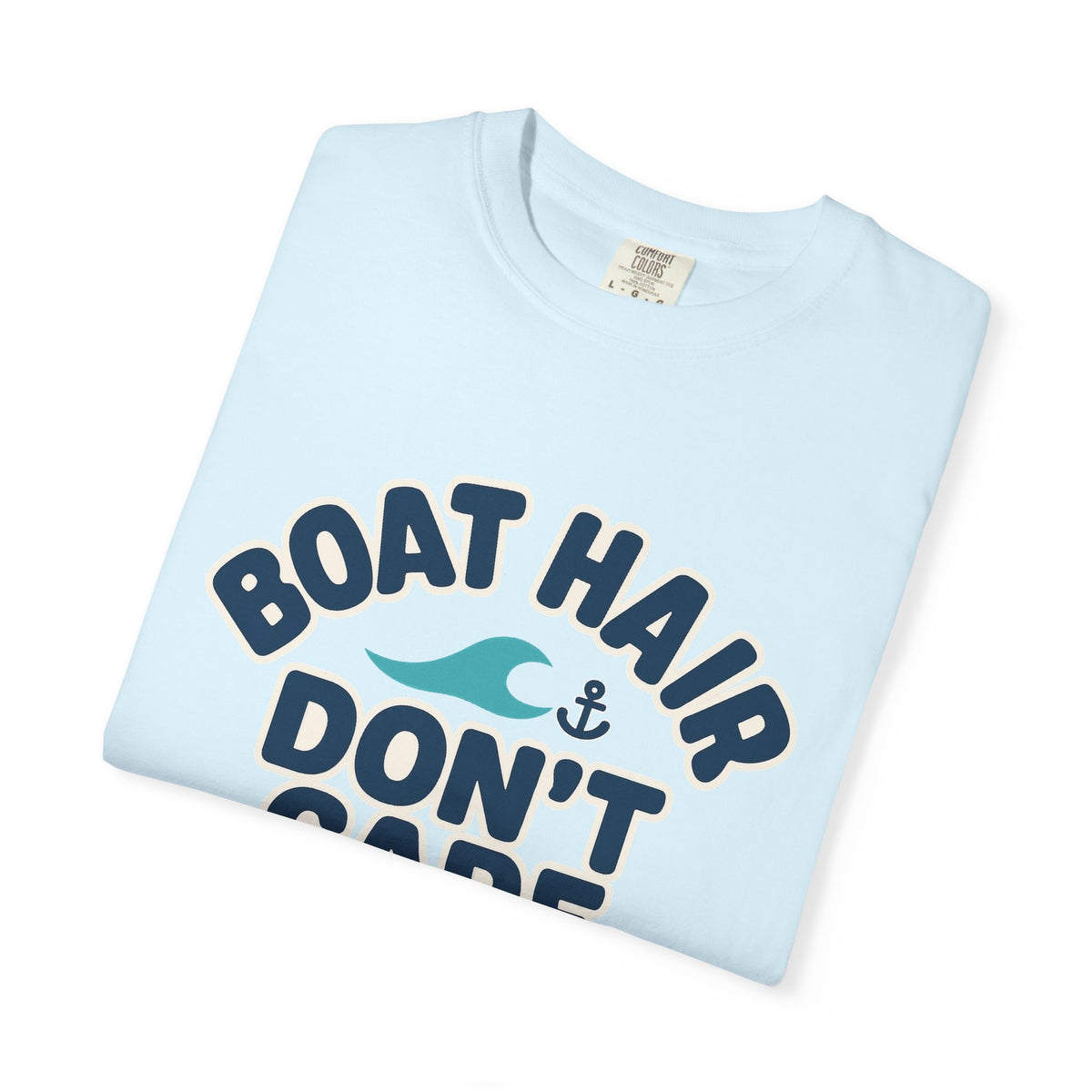 'Boat Hair Don't Care' Cotton T-Shirt — view 18