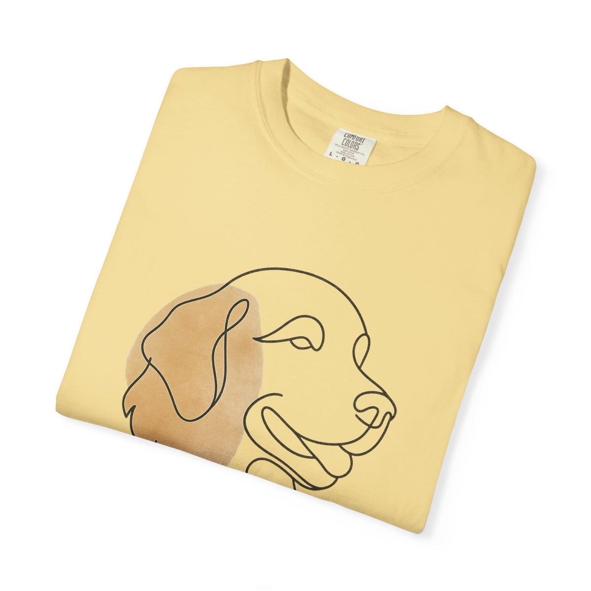 One-Line Pet Portrait – DYO Cotton T-Shirt — view 17