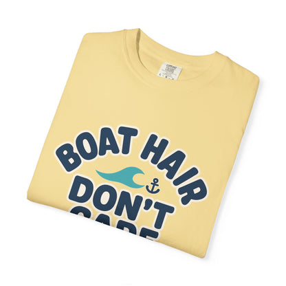 'Boat Hair Don't Care' Cotton T-Shirt — view 12