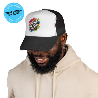 Custom Trucker Hat — back view