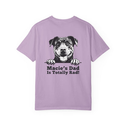 "Dog Dad Is Totally Rad!” Dog Dad Cotton Tee