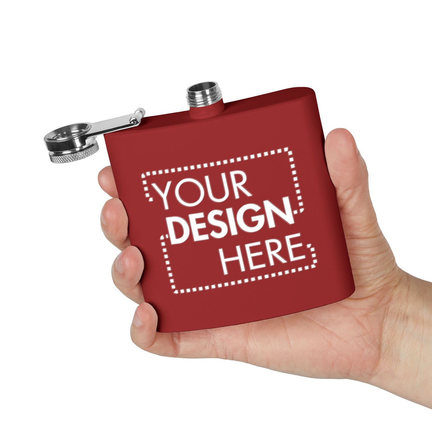 Custom Stainless Steel Flask (6 oz)
