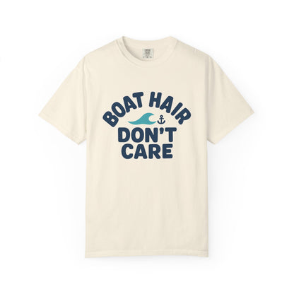 'Boat Hair Don't Care' Cotton T-Shirt