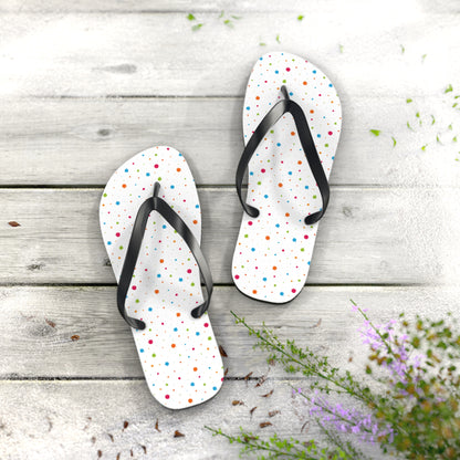 Custom Flip Flops — back view