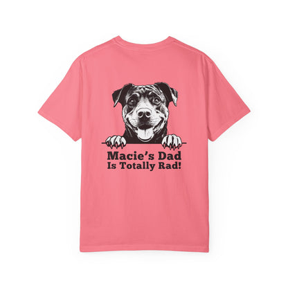 "Dog Dad Is Totally Rad!” Dog Dad Cotton Tee