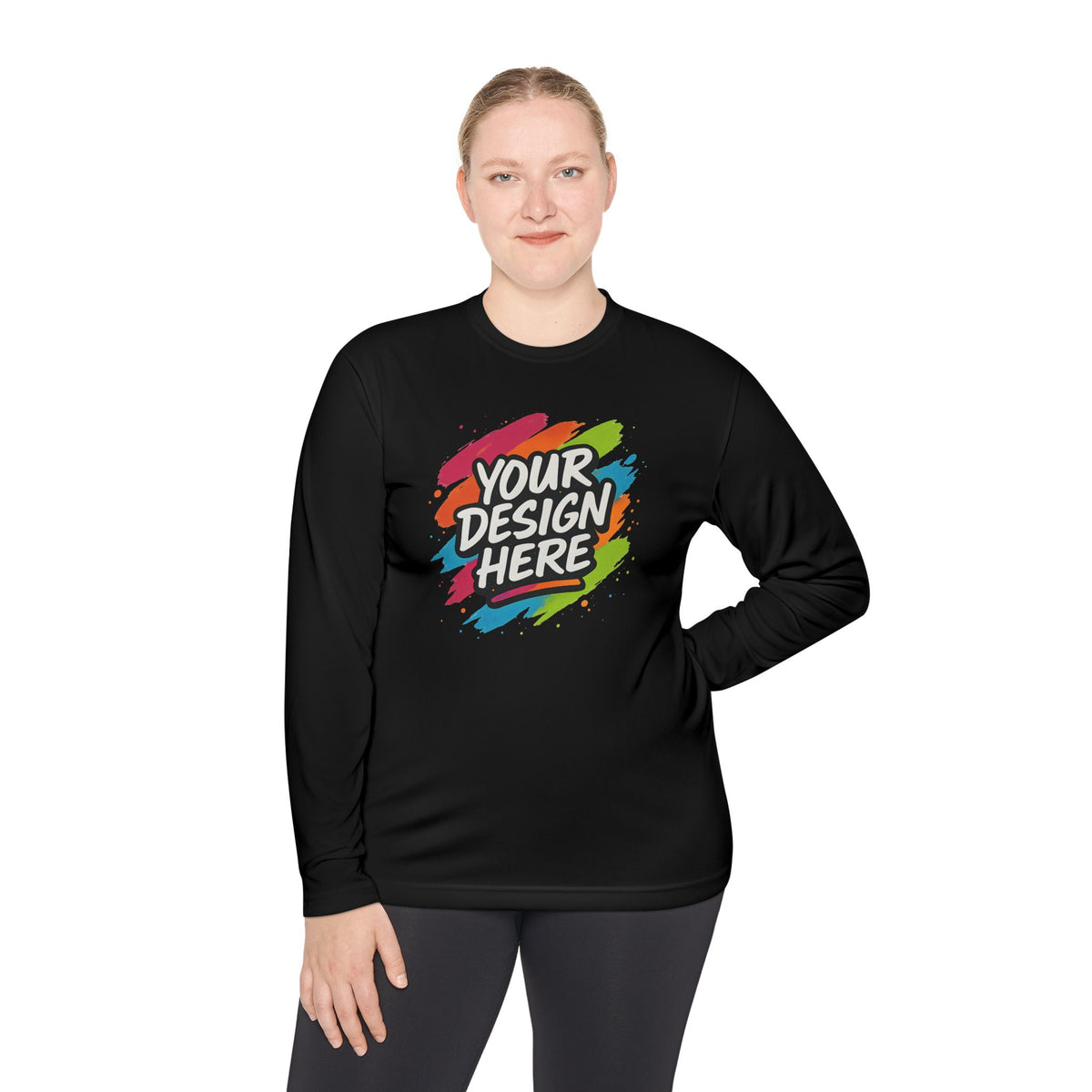Custom Moisture-Wicking Long Sleeve Tee — view 32