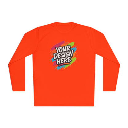Custom Moisture-Wicking Long Sleeve Tee — view 3