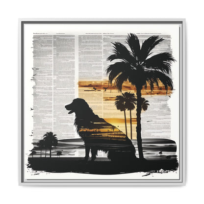 Colorful Book Art Canvas