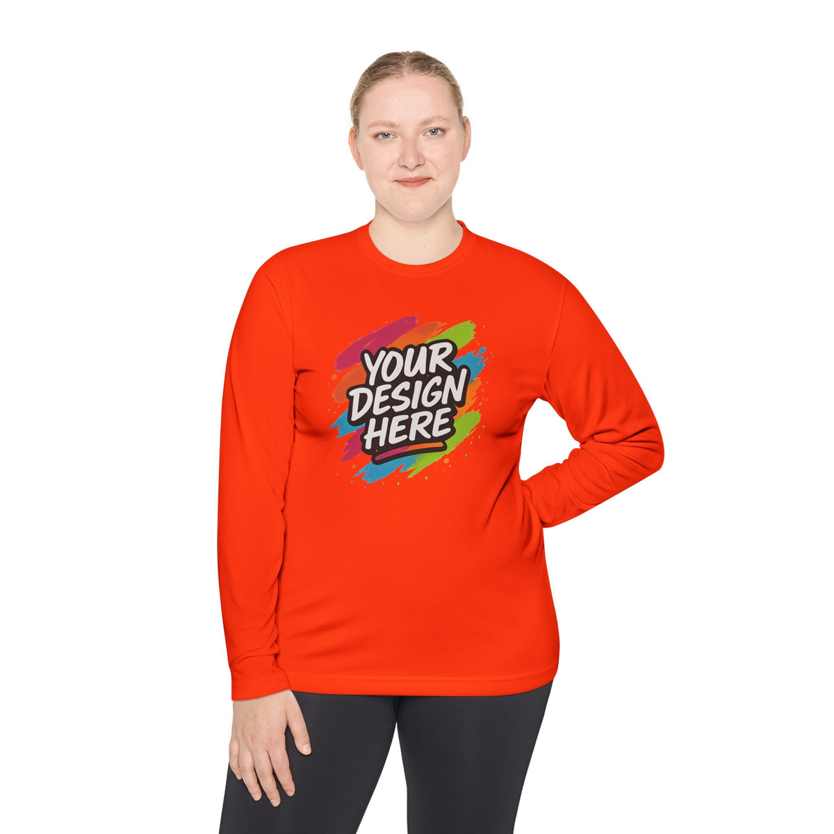 Custom Moisture-Wicking Long Sleeve Tee — view 26