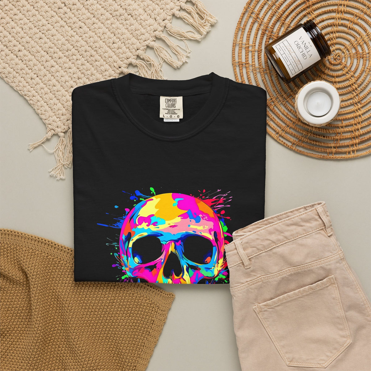 Pop Art Portrait – DYO Cotton T-Shirt — view 6