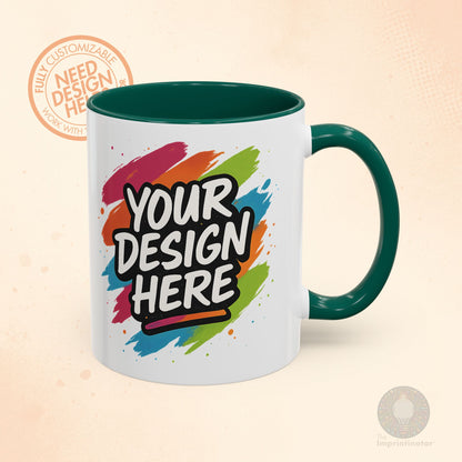 Custom Colorful Ceramic Mug – 11oz & 15oz