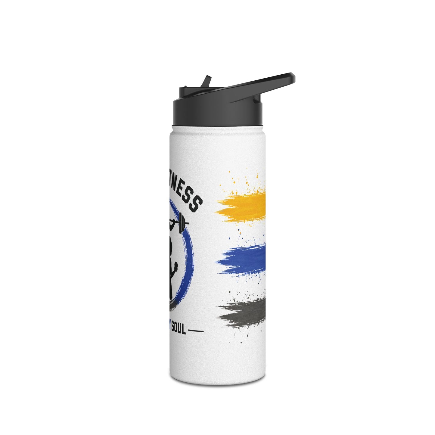 Core Fitness | Water Bottle with Handle & Flip-Up Lid