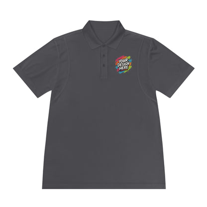 Custom Men's Polo — back view