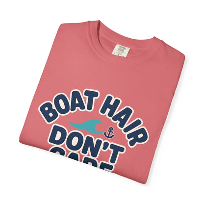 'Boat Hair Don't Care' Cotton T-Shirt — view 21