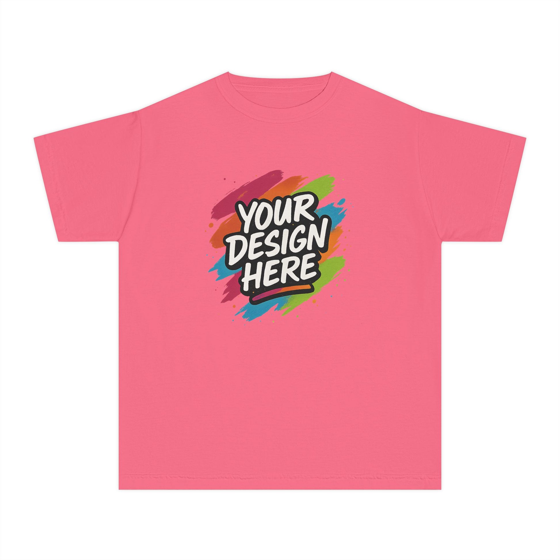 Custom Comfort Colors® Youth Cotton Tee — view 18