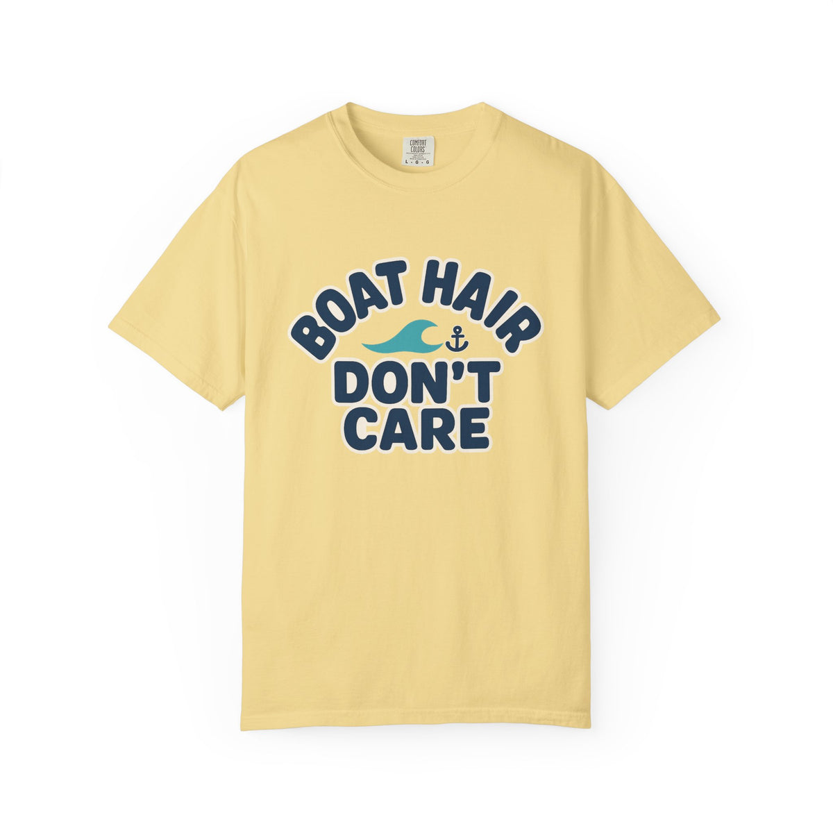 'Boat Hair Don't Care' Cotton T-Shirt — view 2