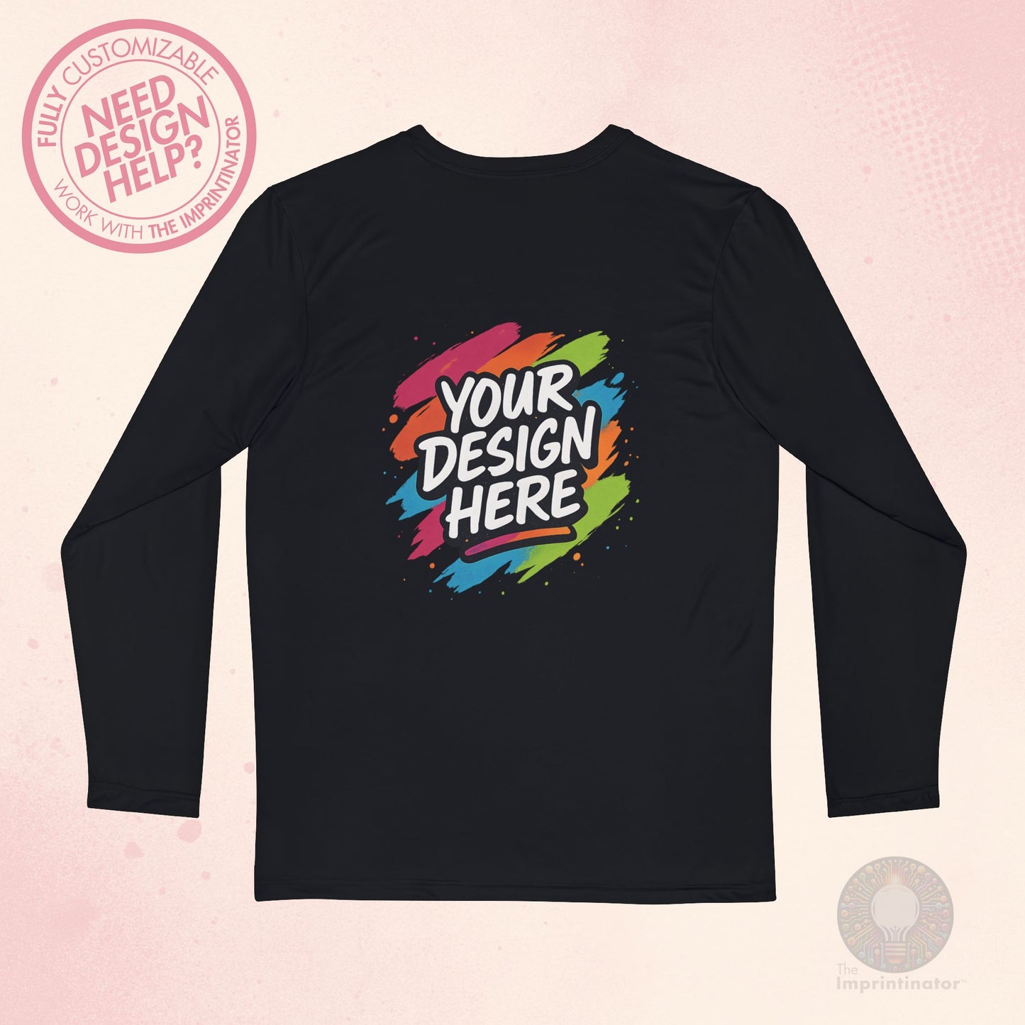 Custom Brushed Polyester Long Sleeve