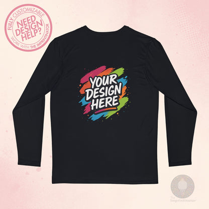 Custom Brushed Polyester Long Sleeve