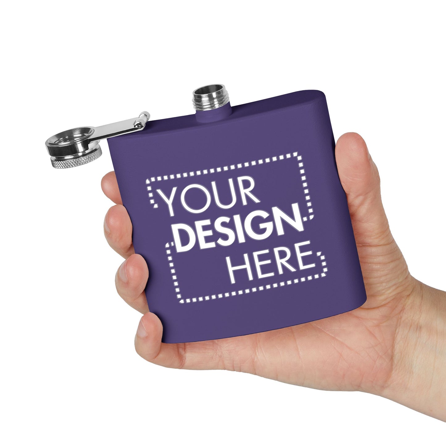 Custom Stainless Steel Flask (6 oz)