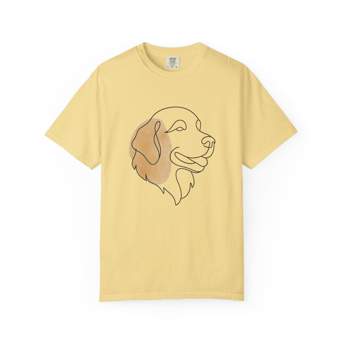 One-Line Pet Portrait – DYO Cotton T-Shirt — view 7