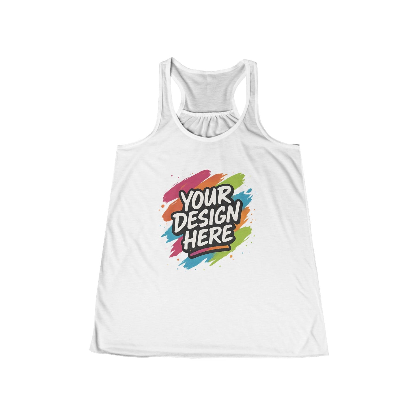 Custom Women's Racerback Tank — view 4