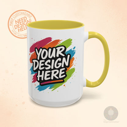 Custom Colorful Ceramic Mug – 11oz & 15oz