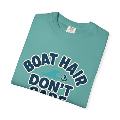 'Boat Hair Don't Care' Cotton T-Shirt — view 15