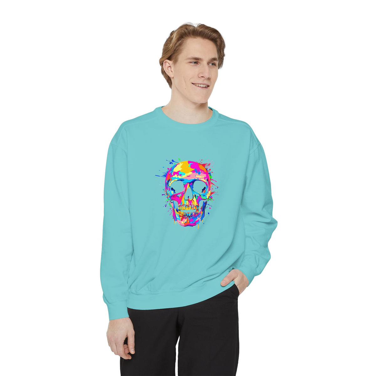 Pop Art Portrait – DYO Crewneck Sweatshirt — view 20