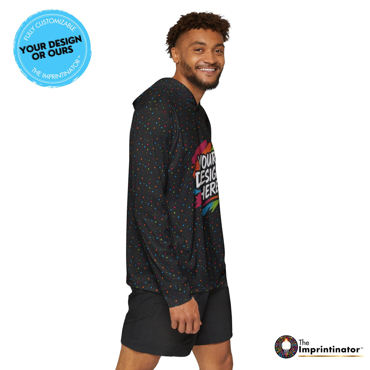 Custom Men’s Sports Hoodie — view 4