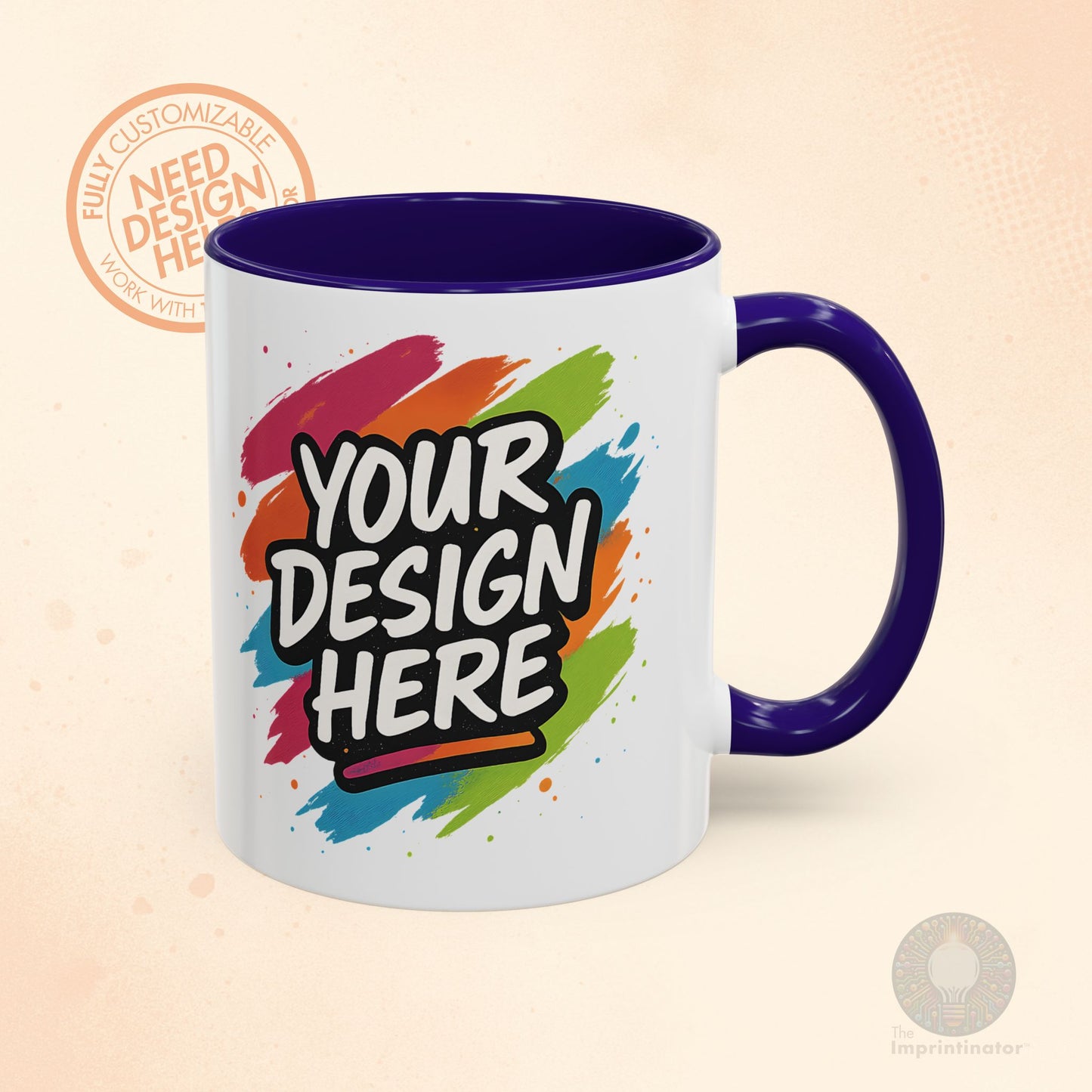 Custom Colorful Ceramic Mug – 11oz & 15oz