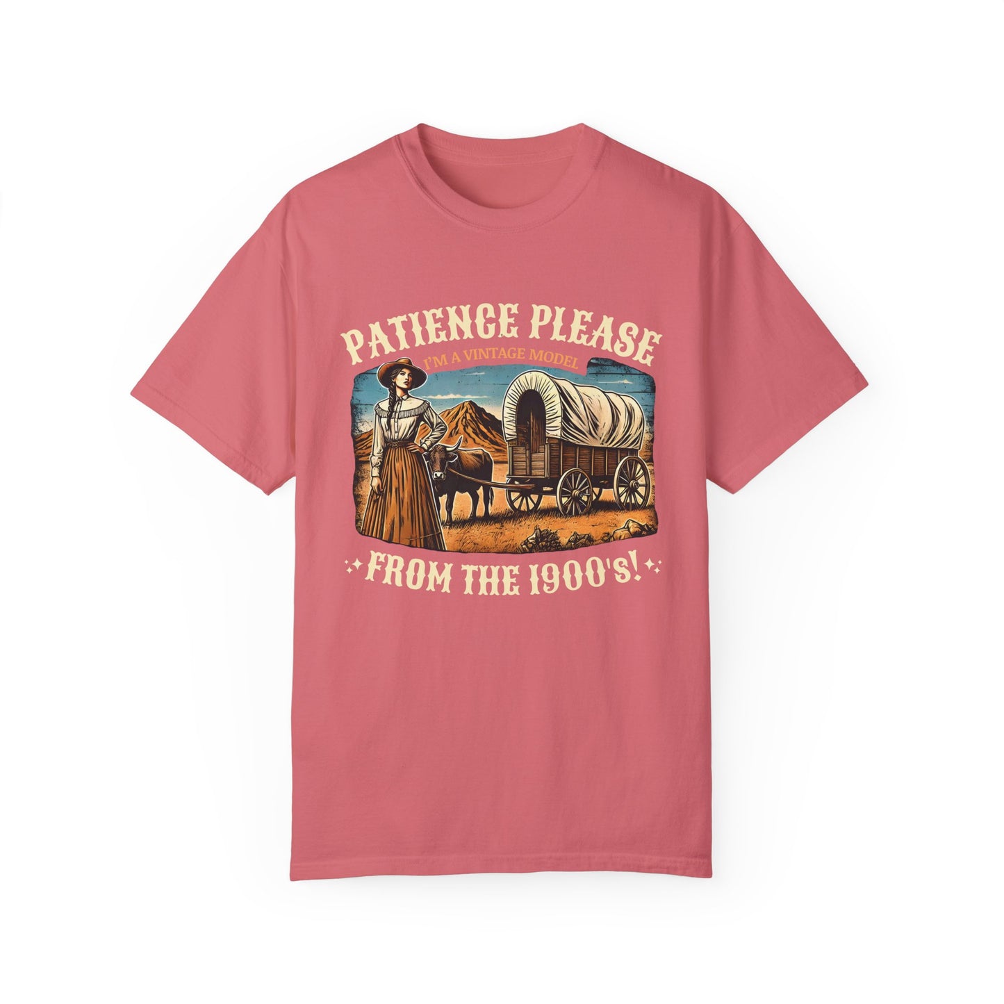'Patience Please, I'm A Vintage Model From the 1900s' Cotton Tee