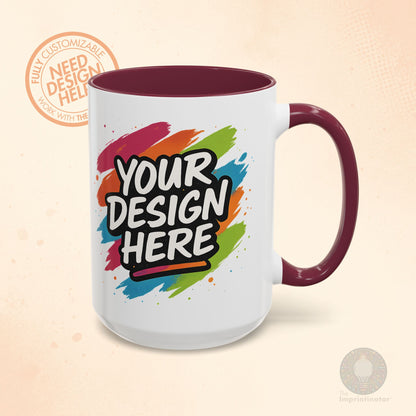 Custom Colorful Ceramic Mug – 11oz & 15oz