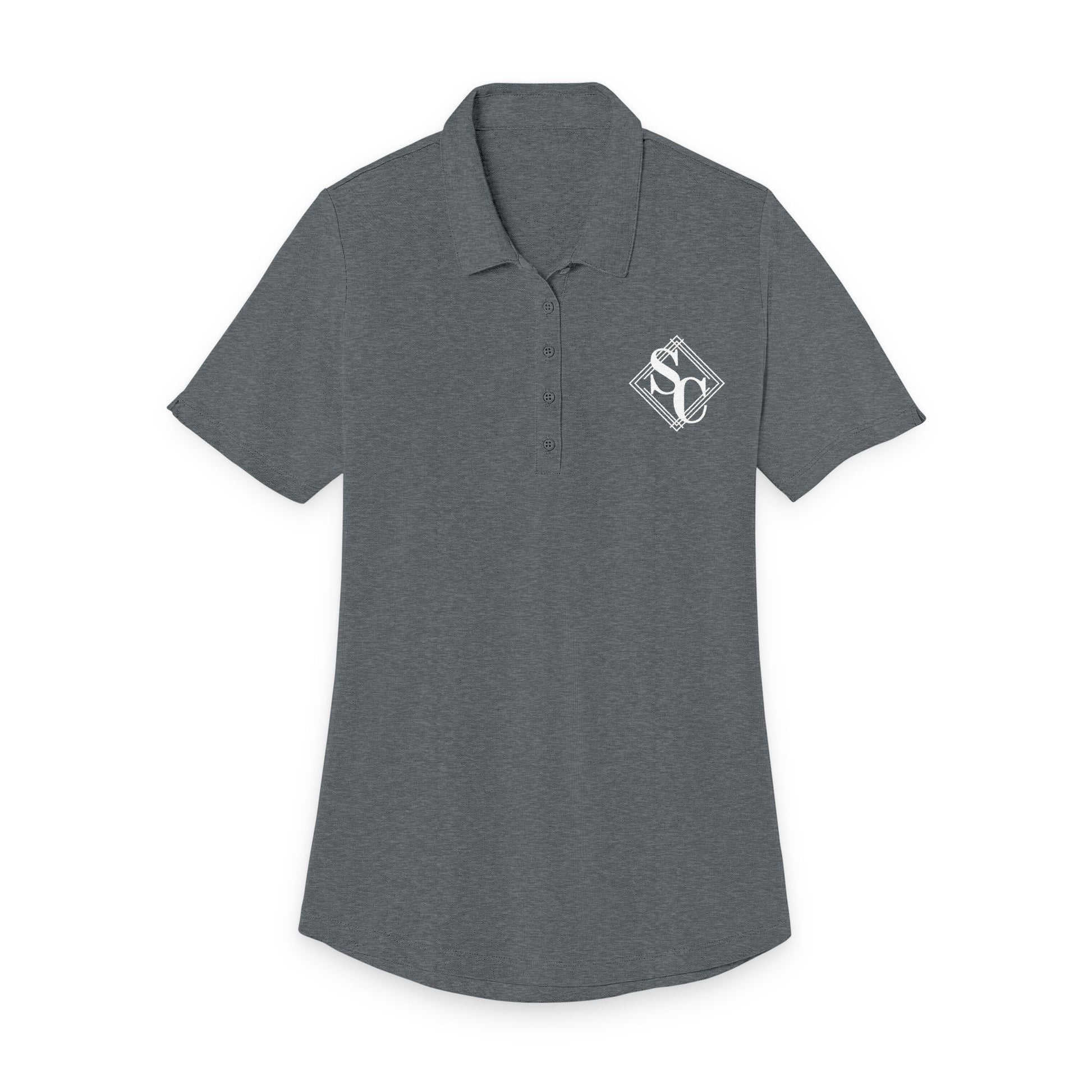Ladies Polo Shirt | Shevlin Construction — close-up detail
