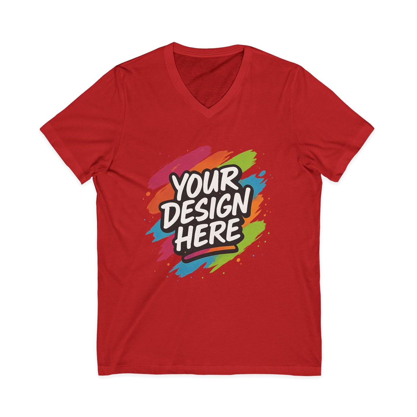 Custom V-Neck Tee