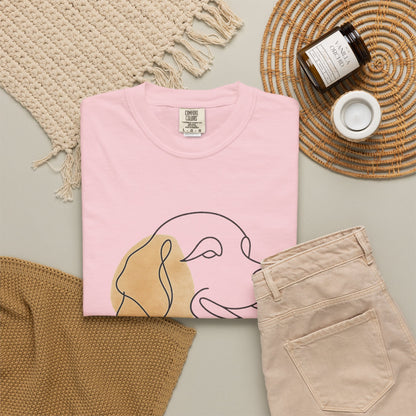 One-Line Pet Portrait – DYO Cotton T-Shirt — view 24